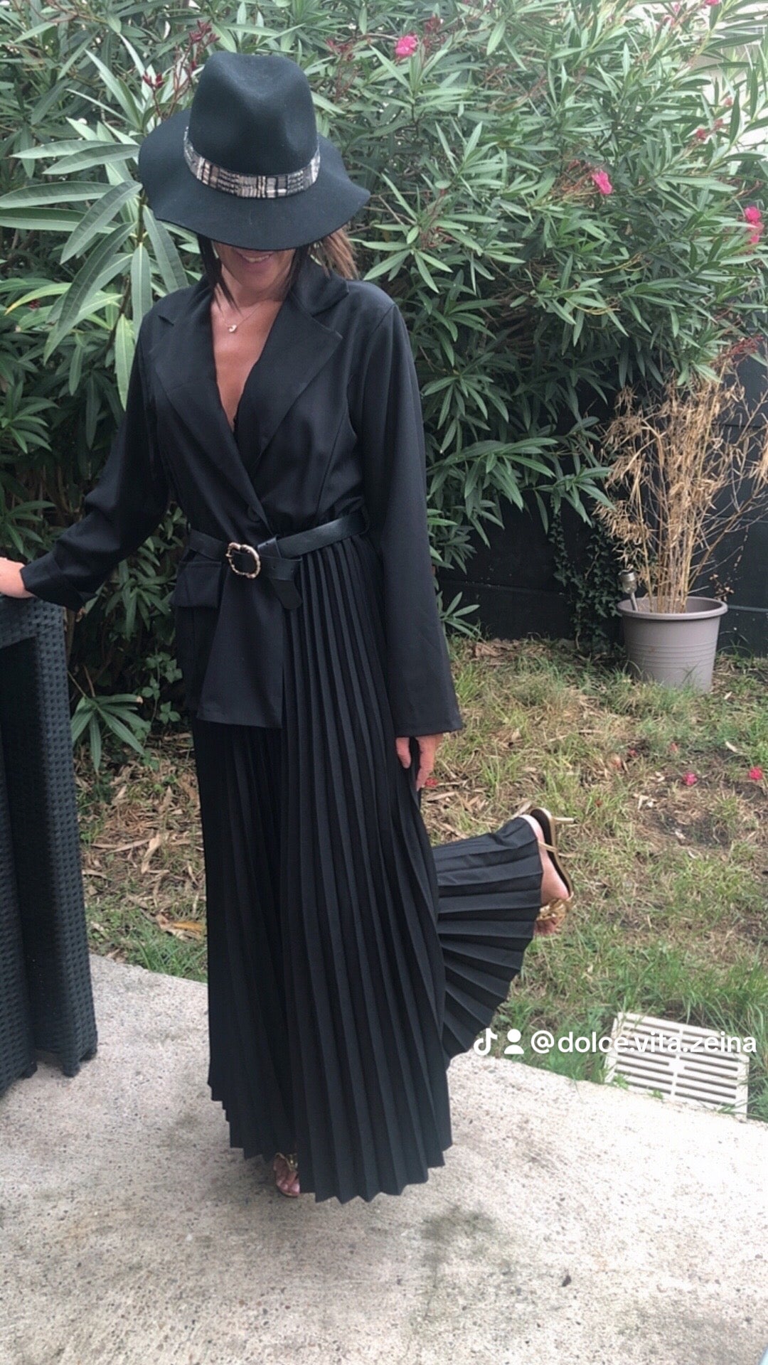 👑✨ Robe-Blazer Victoria  Noir– Le Must-Have de la Rentrée
