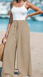 Pantalon Palazzo - Beige Sable