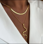 Collier Sahara - Eclat Doré & Elégance Torsadée