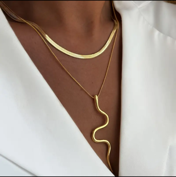 Collier Sahara - Eclat Doré & Elégance Torsadée