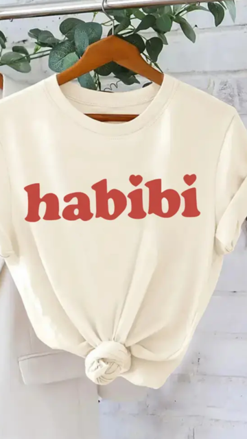Habibi mon amour-Beige abricot