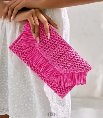 Pochette Zeina Vibes rose fushia