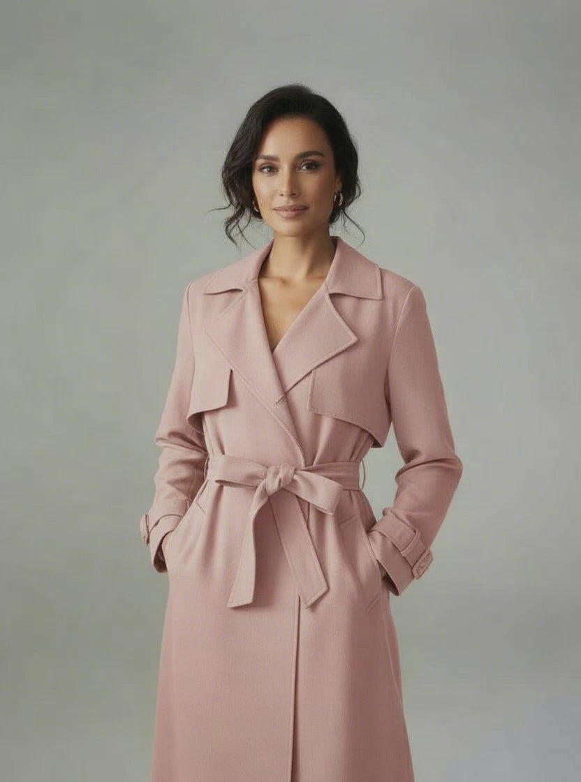 Trench Verona - Rose poudré